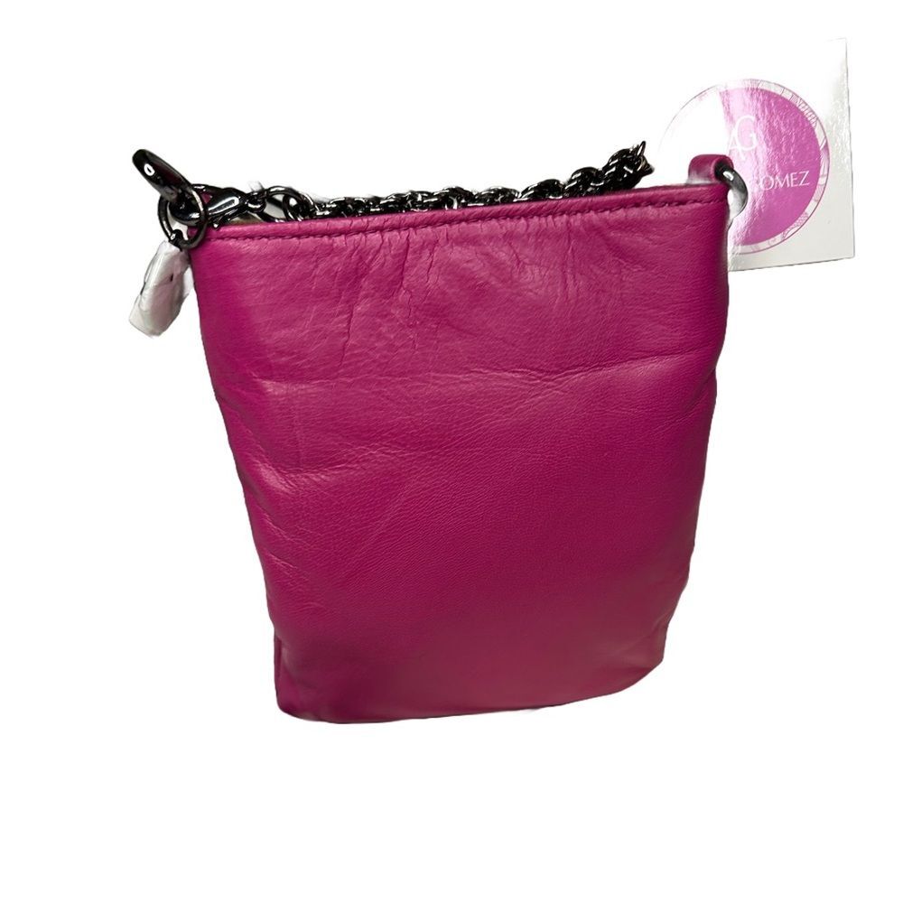 Amalia Gomez Small Pink Genuine Italian leather Flipbag NWT
